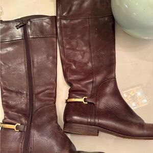 Brown Tall Tori Burch Boots size 9